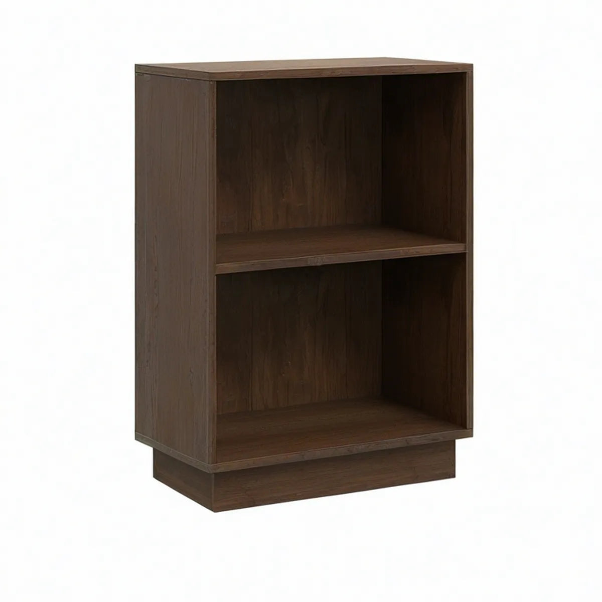 Estante de chão em MDF castanho-escuro, 45 x 35 x 75 cm